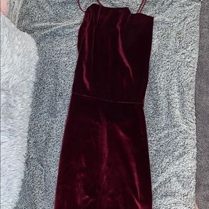 Cowl Neck Party Dress (velvet)